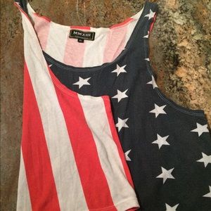 American flag tank